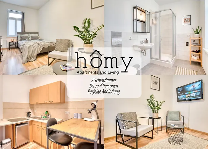 Homy I Gemuetliches Gohlis Netflix Und W-lan Daire *